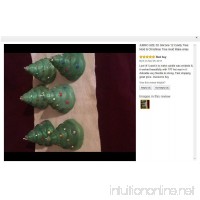 Palksky Jumbo Size 3D Silicone 12 Cavity Tree Mold & Christmas Tree Mold Make Xmas Tree Cake、Chocolate、 Jello、Shaped Candles Christmas - B01M4QBJU6